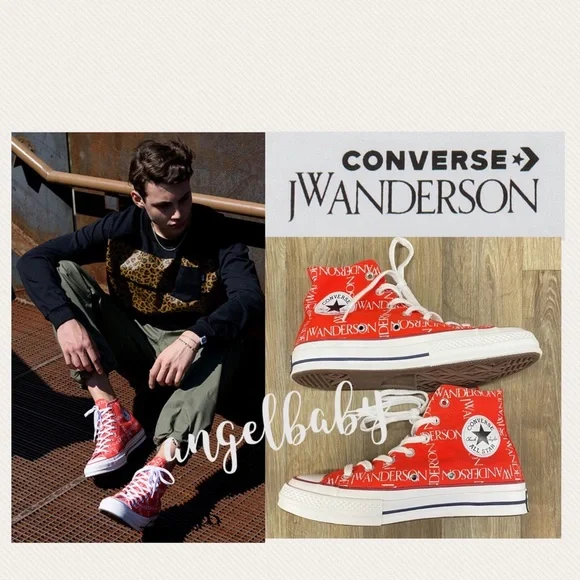 Converse X JW Anderson Chuck 70 High Top in Red/White!